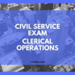 civil service exam clerical operations sample questions