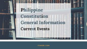 philippine constitution general information current events sample questions