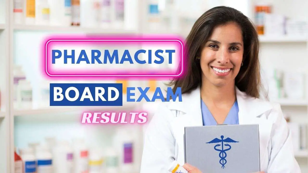 pharmacist board exam result